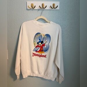 Vintage 1998 Disneyland Sorcerer Mickey Sweatshirt Made in USA Size M